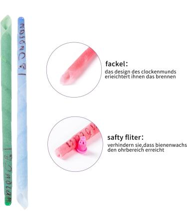 Beeswax Ear Candles 12-Pack for Effective Ear Wax Removal - Buy Online on GoSupps.com