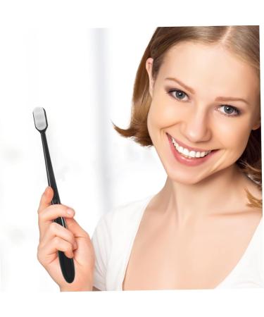 Beavorty 12-Piece Soft Bristle Toothbrush Set - Extra Soft Travel Toothbrushes for Adults - Natural Bristles & Durable PP for Camping & Daily Use - Buy Online on GoSupps.com