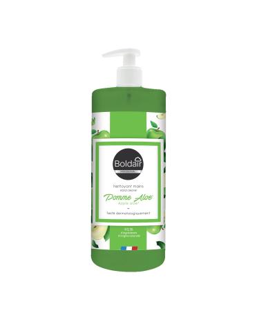 Boldair BOLDAIR - Apple and Aloe Hand Wash - Cleansing Moisturizing and Softening Formula - 500ml - Made in France