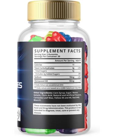 Super Sky Hemp Gummies - Hemp Extract Multivitamin Supplement (1 Pack) - Buy Online on GoSupps.com