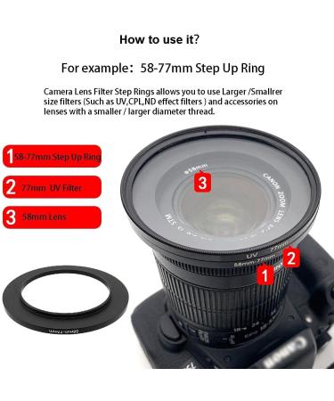105-95mm Metal Step-Down Adapter Ring - Lens Filter Adapter for 105mm Lens to 95mm Filter Size - 2 Pack by LingoFoto - Buy Online on GoSupps.com