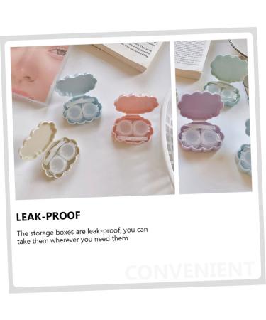 Ultechnovo Cloud Contact Lens Container - Eye Contact Holder & Glasses Organizer - Durable Plastic Storage Box for Contact Lenses & Glasses - Buy Online on GoSupps.com