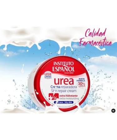 Instituto Espanol Urea Advanced Repair Cream Urea Dry Skin Body Cream Face Cream Hand Cream Body Cream 2x400ml - Buy Online on GoSupps.com