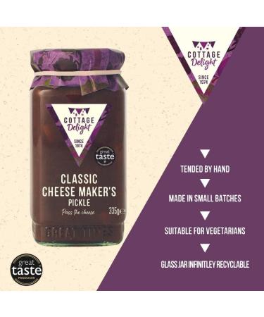 Cottage Delight Classic Cheese Maker's Pickle 335g - Pack of 1 - Buy Online on GoSupps.com