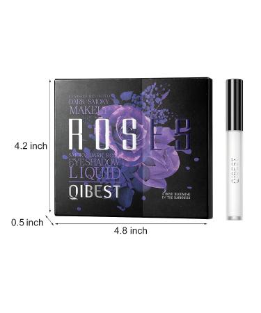 SUMEITANG 9 Color Cool Toned Matte Glitter Liquid Eyeshadow Set - Smokey Eye Makeup with High Pigment, Waterproof Formula - Buy Online on GoSupps.com