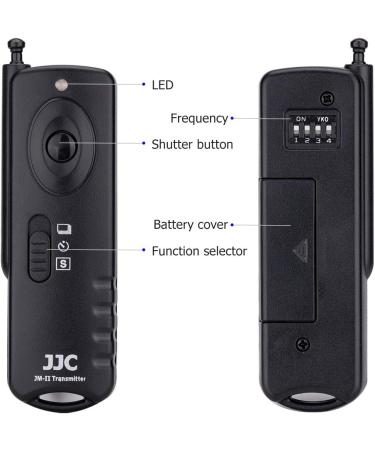 JJC Wireless Remote Shutter Release for Nikon Z5 Z6 Z7 D750 D780 D7500 & More - Buy Online on GoSupps.com