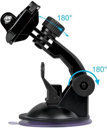 Sametop Suction Cup Mount for GoPro, DJI, and Action Cameras - Ideal for Car Windshield - Buy Online on GoSupps.com