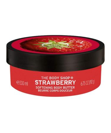 The Body Shop Strawberry Body Butter for Normal Skin 96H Nourishing Moisture Vegan 200 ml