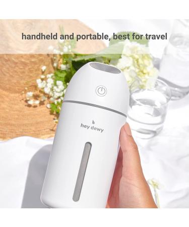 Hey Dewy Wireless Rechargeable Portable Cool Mist Humidifier (Pearl) - Self-Care Skin-Nourishing Hydration - Buy Online on GoSupps.com