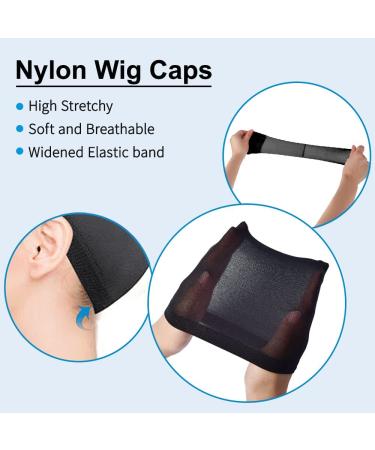 6-Piece Nylon Wig Cap Set - High-Quality Hair Network for Secure Wig Wear - Aonate Procknetz - Buy Online on GoSupps.com