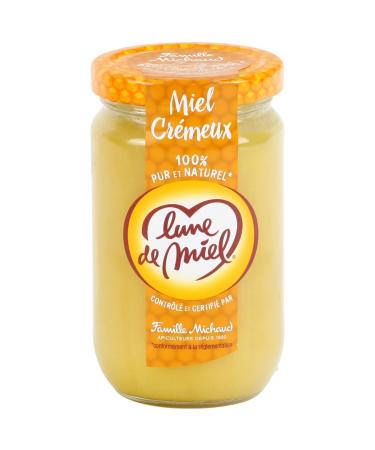 L'ouNE DE MIEL Miel Cr meux Toutes Fleurs Douceur Naturelle et Texture Fondante (Pot 375g) - Le lot de 3