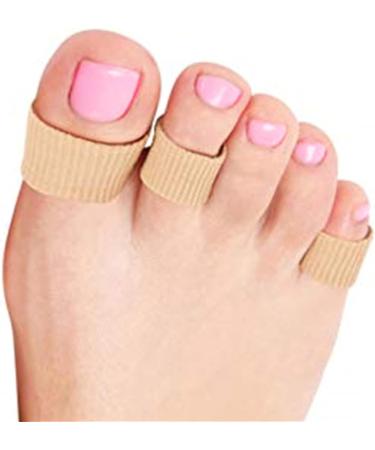 Pack of 3 Silicone Toe Protection Tube Bandages | Gel Toe Pads for Finger & Toe Care - 15x2.5 cm - Buy Online on GoSupps.com