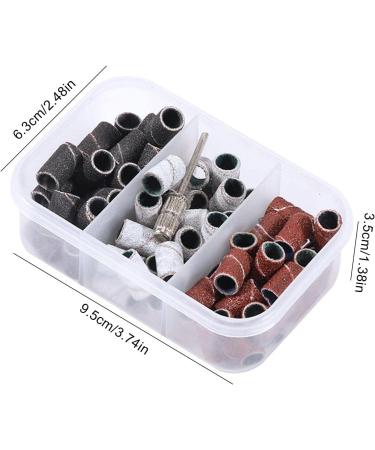 Nail SandingBands Professional Drill Bits Set 210/ SandingBands for Acrylic Gel Nails Dip Powder Nails and Manicure Pedicure Aezon B: Boxed sand ring HZSQ-02 - Buy Online on GoSupps.com