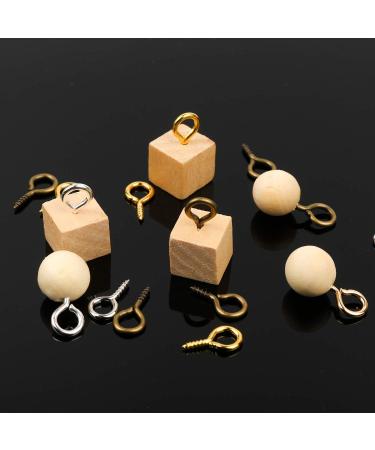 HUIHUIBAO 100pc Small Screw Eyes Pin Hook for Jewelry Making DIY Crafts 6x13mm Antique Bronze - Buy Online on GoSupps.com