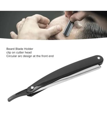 Foldable Beard Knife - Stainless Steel Manual Beard Cutter & Holder for Men | Home Salon Essential - Buy Online on GoSupps.com