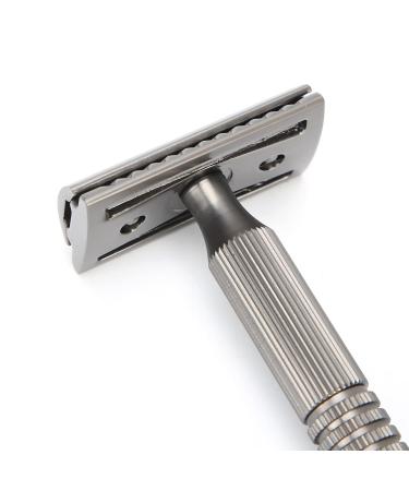 Premium Zinc Alloy Safety Razor with Protective Cover | Ideal for Home Use - Buy Internationally - Buy Online on GoSupps.com