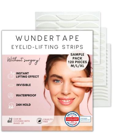 M+L+XL Eyelid Tape instant eyelid lift strips (eyelid tapes for hooded droopy eyes) eye tape stickers for 24h stay waterproof