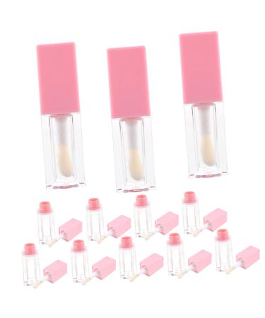 DECOMELODY 12 Pieces Lip Gloss Tube Empty Tube Plastic Lip Gloss Women Lip Gloss Containers DIY Lip Gloss Tube Lip Gloss Tubes Lip Gloss Tubes Bulk Abs Pink