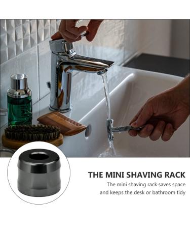 FOMIYES Razor Stand - Aluminum Alloy Razor Holder & Penholder | Big Opening Black Design - Shop Internationally - Buy Online on GoSupps.com