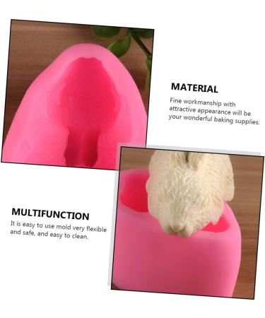 PRETYZOOM 1pc Rabbit Silicone Mold Silicone Molds Rabbit Chocolate Cookie Decorating Cajas para Fresas Con Chocolate Easter Rabbit Baking Mold Baking Tool Rabbit Shape Cake Mold - Buy Online on GoSupps.com