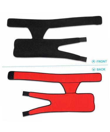 FRCOLOR Waist Fixed Leggings & Lumbar Support Brace Breathable Thigh Protection for Men & Women Red Body Sculpting Thigh Belt - Buy Online on GoSupps.com