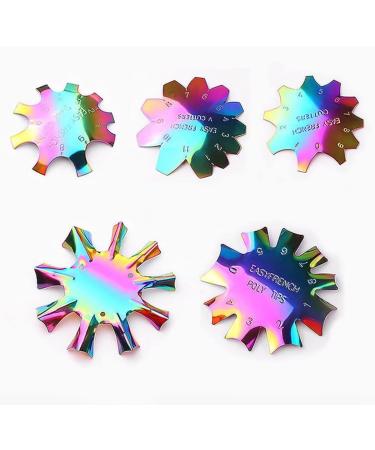 Professional Nail Art Trimmer Gel Cutter Tool Multicolor Edge Steel Stainless Smile Line French Multiple Shape Cutter for Women Style - Buy Online on GoSupps.com