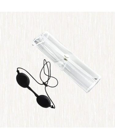 2 Set Safety Goggles Eye Patch Red Blue Light Eye Protect Eyepatch for Patients in IPL UV Infrared LED Light Therapy(Black) - Buy Online on GoSupps.com