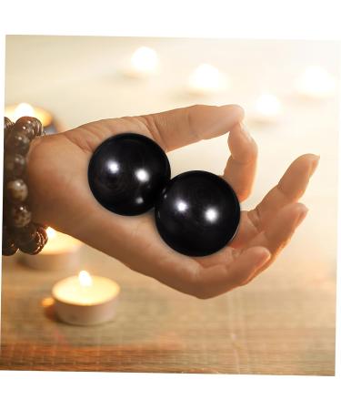 TOVINANNA 8 STK Wooden Massage Balls Handcrafted Baoding Stress Relief Balls Chinese Style Hand Massager for Relaxation - Buy Online on GoSupps.com