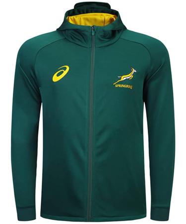 LQWW Training Rugby Jersey,2018-19 South Africa Rugby Jersey Jacket Coat Polyester Leisure Rugby World Cup T-Shirt (Color : Green, Size : X-Large) X-Large Green