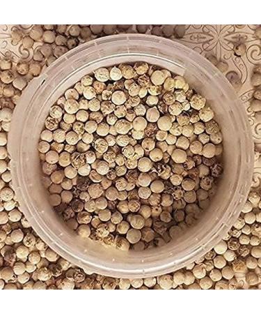 Nature Kitchen White Pepper Corn 400g - Gluten-Free & Vegan Seasoning Spices for Everyday Cooking - Marinades, Sauces, Frying, Baking, Grilling - Buy Online on GoSupps.com