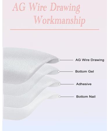 French Tip Press on Nails - Almond Medium Reusable Fake Nails - Full Cover Black Artificial Nails for Women - Buy Online on GoSupps.com