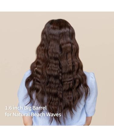 VODANA Professional Triple Flow Ceramic Hair Waver | Easy Beach Waves | Double Barrel Wave Iron for Deep Waves | 1.6 Inch Creamy Blue - Buy Online on GoSupps.com