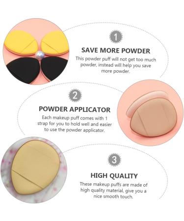 CANIGHT 6pcs Doigts Mini Poudre Femme Coussin De Doigt Femme Maquillage Portable Fournitures De Maquillage - Buy Online on GoSupps.com