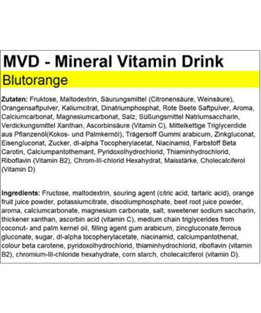 Peeroton Mineral Drink Vitamin Drink Blood Orange 300 g - Buy Online on GoSupps.com
