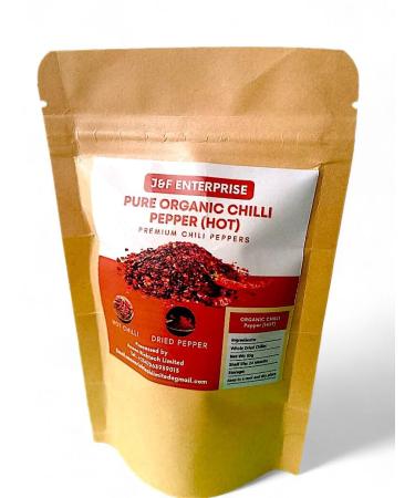 PURE ORGANIC DIRT-FREE CHILI PEPPER (HOT) 65g
