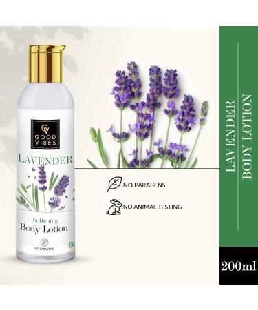 Good Vibes Lavender Softening Body Lotion | Softens, Nourishes & Soothes Dry Skin | Lightweight, Non-Greasy Moisturizer for All Skin Types | Calming Fragrance | 6.76 Fl Oz (200ml) - Buy Online on GoSupps.com