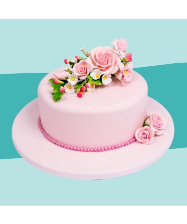 Shop Cake Company Orchid Peach & Pink Rose Sugar Flower Bouquet Bundle - International Shipping Available - Buy Online on GoSupps.com