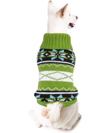 Buy Idepet Pet Cat Dog Sweaters - Warm Winter Coat Jacket for Cats & Dogs XL Green - Buy Online on GoSupps.com