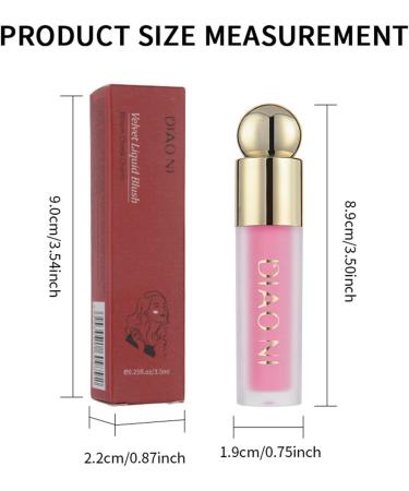 Makeup Liquid Blush Blendable Cheek Tint Soft Matte Dewy Moisturizing Lightweight Milk Blush Cheep Blush Lipstick Waterproof Cream Blush All Day Last Easy to Blend Natural Makeup Pochy 2# - Buy Online on GoSupps.com
