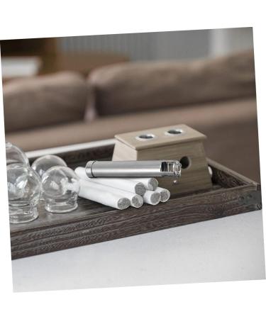 FOMIYES 18 STK Moxa Accessories - Stainless Steel Moxa Gel Burner & Stick Holder | Hot Tool Pusher | Durable 12.5x2.2 cm - Buy Online on GoSupps.com