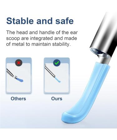 1296P HD ECleaner with Camer Earwax Remover Tool Visual Ear Remover Camera with 6 Silicon Ear Spoons Ear Cleaning Kit for iOS & Android (Black) Balck1 - Buy Online on GoSupps.com