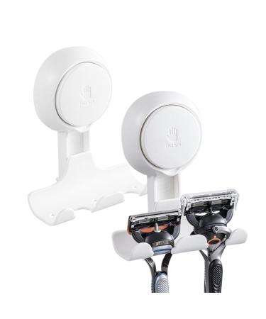 Ipago razor holder |Wall-shaving hook hangers reusable self-adhesive wall-razor suction hooks for hat razor towels coat