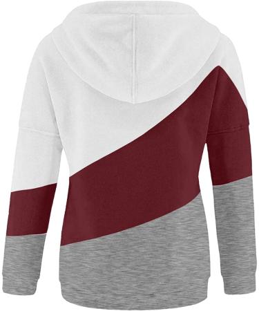 Hemlock Women Color Block Mama Life Print Hoodie - Red, 3X-Large - Buy Online on GoSupps.com