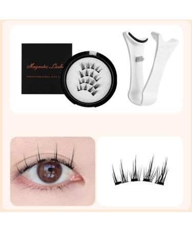 Reusable Magnetic Eyelashes Lashes Natural Looking With Applicator - Easy To Apply Lightweight Reusable No Glue Needed Lashes For All-Day Comfort - Buy Online on GoSupps.com
