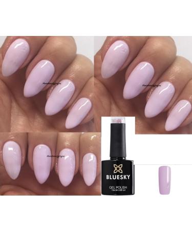 Bluesky GEL NAIL POLISH Pink Lilac Color Spring Summer Colour CAREFREE UV LED Soak Off 10ml (Requires Drying under LED/UV Lamp) - Buy Online on GoSupps.com