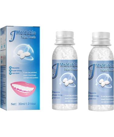 2023 New Tooth Fix Kit 30 ml  Moldable Thermal Fitting Beads Temporary Teeth Replacement Kit Tooth Fix Granules  DIY Heat Fit Beads  Restoring Your Confident Smile