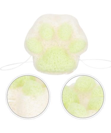 Kisangel Baby Facial Foam Loofah Sponge - Cat Paw Bath Sponge for Toddlers | Gentle Cleansing Pads & Body Powder Puff - Ideal for Bathing & Shower 4.9x4.8CM - Buy Online on GoSupps.com