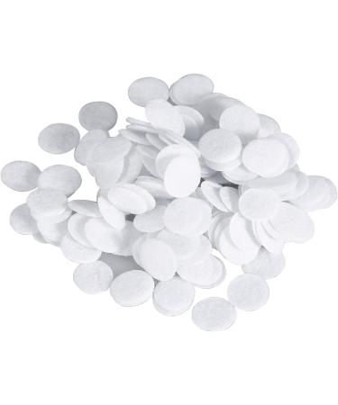 100pcs Round Blackhead Removal Cotton Filters - Optimal Beauty & Skincare Pads (20mm - Buy Online on GoSupps.com