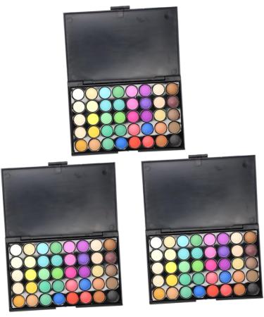 Angoily 3pcs 40 Eyeshadow Eye Shadow Palettes Makeup Palette Earth Tones - Buy Online on GoSupps.com