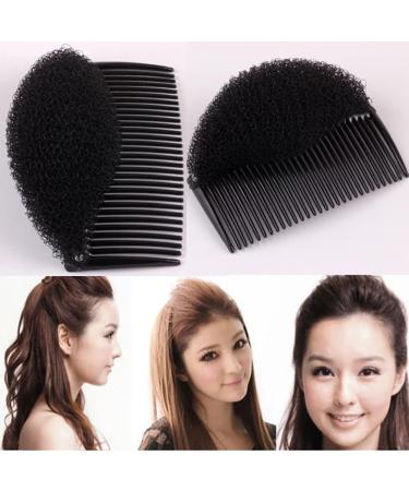 FSSTUD 6-Piece Sponge Hair Pillow Set | Volume Bump-Up Updo Pads with Clips for Women & Girls - Brown - Buy Online on GoSupps.com